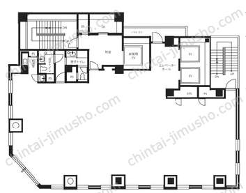 E.T.S.室町ビル12Fの間取図