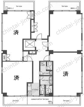 アルカサルの間取図