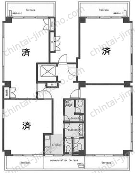 アルカサルの間取図