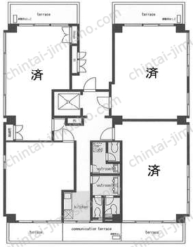 アルカサルの間取図