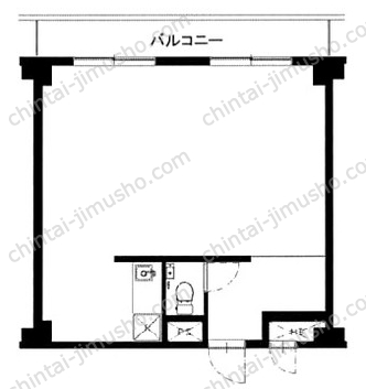 第5スカイビルの間取図