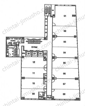BUREX麹町／ビュレックス麹町7Fの間取図