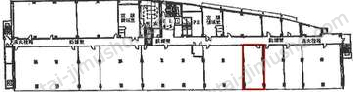 プラザ江戸川橋ビル3階の間取図