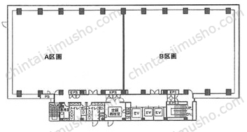 リバーサイド品川港南ビルの間取図