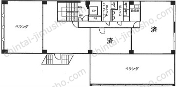 第一井上ビルの間取図