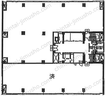 東京天理ビルの間取図