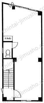 井上ビル3階の間取図