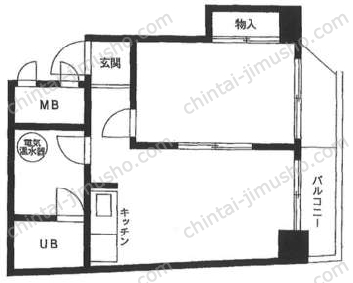 パレドール日本橋の間取図