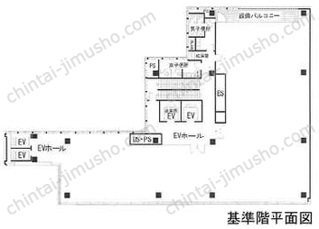 京橋創生館6階の間取図
