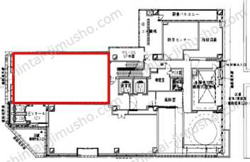 京橋創生館1階の間取図
