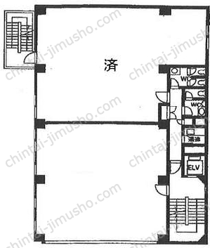 番町ポンピアンビルの間取図