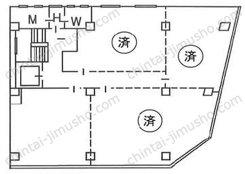 井門銀座一丁目ビルの間取図