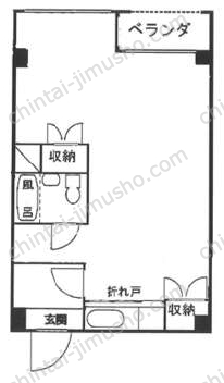 鯉江ビル10階の間取図