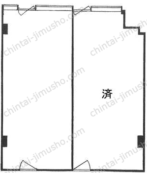 新橋駅前ビル1号館／THE POINT 新橋の間取図