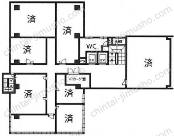 第3東ビルの間取図