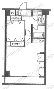 シャトレー渋谷の間取図