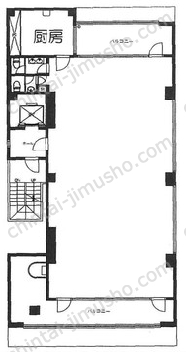 ホッコク人形町ビル5階の間取図