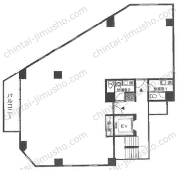 PLUS・OnE4階の間取図