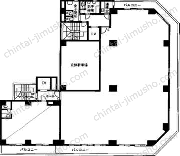 YKB新宿御苑ビル／IMB Office新宿御苑の間取図