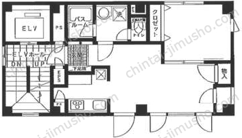 虎ノ門JSビル3階の間取図