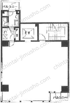156御苑ビルの間取図