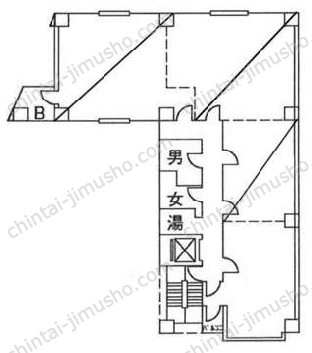 山萬ビルの間取図