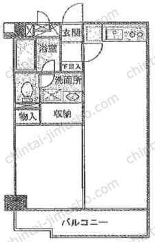 飯田橋ハイタウンの間取図