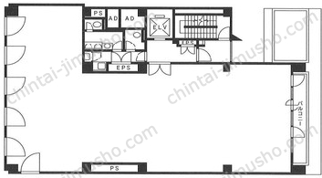 DiaResto Tokyo Bldg4階の間取図
