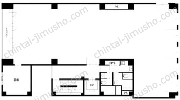 DiaResto Tokyo Bldg3階の間取図