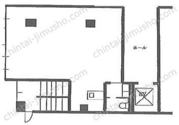BRICK GATE 茅場町1階の間取図