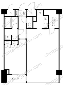 VORT恵比寿Dual's5階の間取図