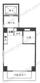レジェンド岩本町ビル7階の間取図