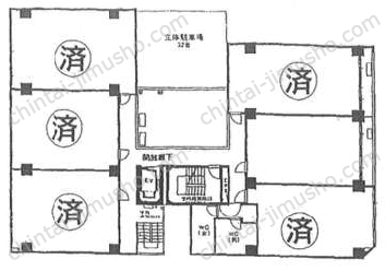 パレドール池袋3階の間取図