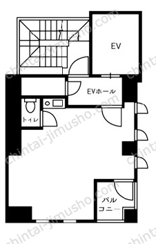 銀座apolloビル7Fの間取図