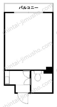 泰共フラットビルの間取図