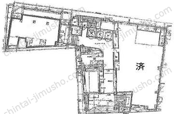KDX新宿ビルの間取図