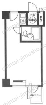 サンモール道玄坂5階の間取図