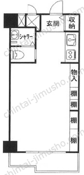 飯田橋ハイタウンの間取図