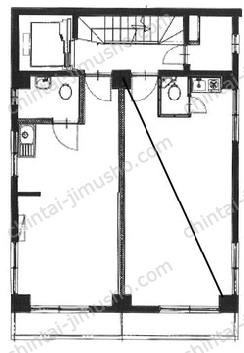 紺屋ビル6階の間取図