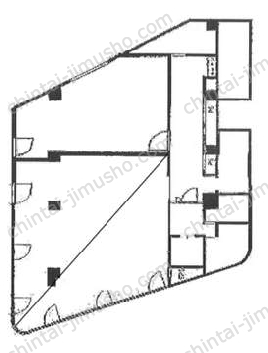青山KYビル4階の間取図