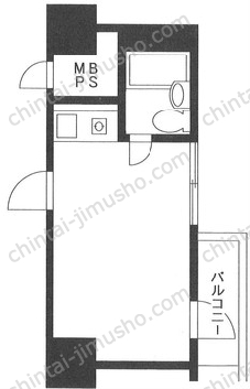 サンパレス新宿の間取図