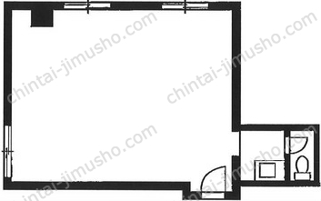 新宿Qフラットビルの間取図