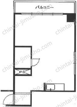 第3伊藤ビル6階の間取図