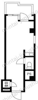 銀座アビタシオン3階の間取図