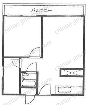 ニュー千駄ヶ谷マンションの間取図