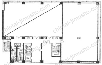 NBF小川町ビルディング4階の間取図