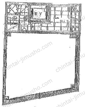 GINZA上野ビル1階の間取図