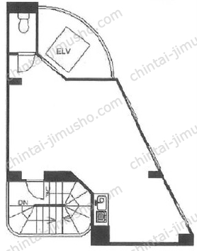 オーララビル5階の間取図