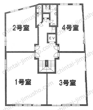ヤマギビルの間取図
