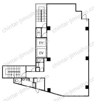 Landwork青山ビル／CROSSCOOP青山の間取図